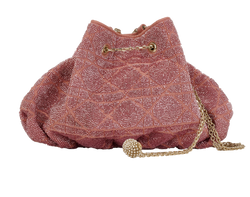 Cannage Bucket Room, Canvas/Beads, Pink, 01-RU-0223, DB, 38